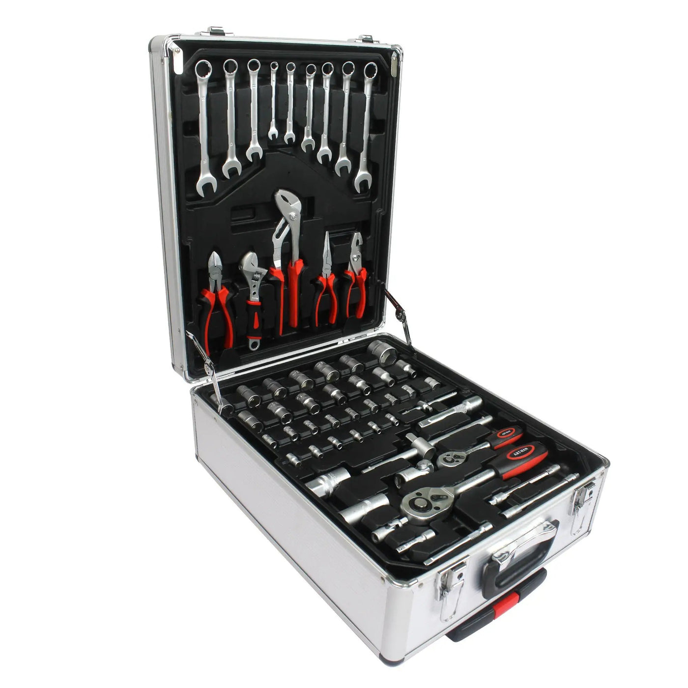 899 Piece Home Repair Tool Set With Rolling Plastic Toolbox, 4 Drawers, General Household Maintenance Kit by HouseOfZazla