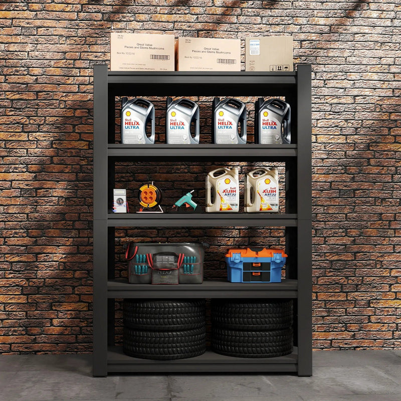 5 Tier Heavy Duty Shelving Unit Adjustable Shelving Units by HouseOfZazla