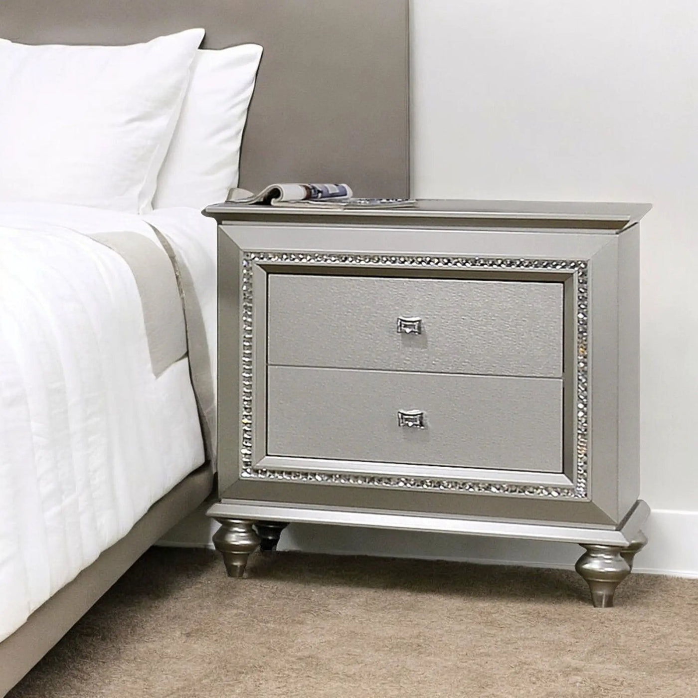 Kaitlyn - Nightstand, Elegant Design by Unique Piece Furniture