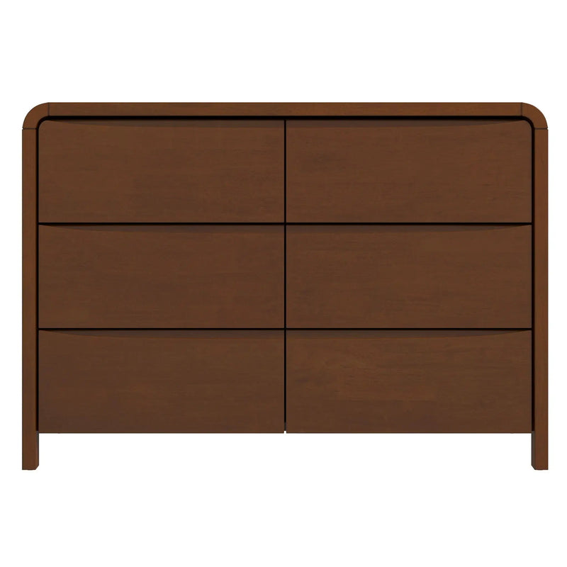 Lionel - 6 Drawer Dresser - Brown by HouseOfZazla