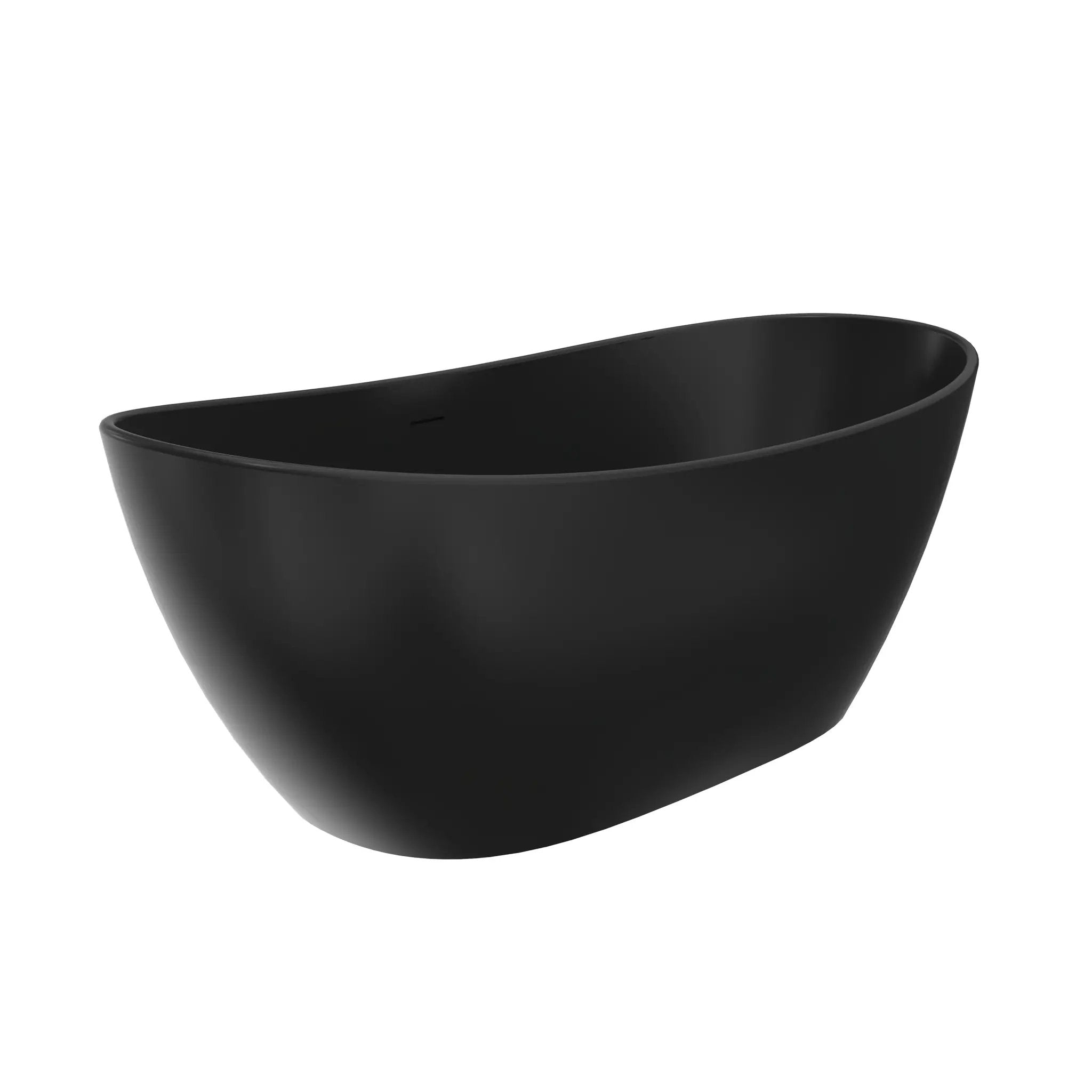 65 Inch Artificial Stone Solid Surface Freestanding Bathroom Bathtub by HouseOfZazla