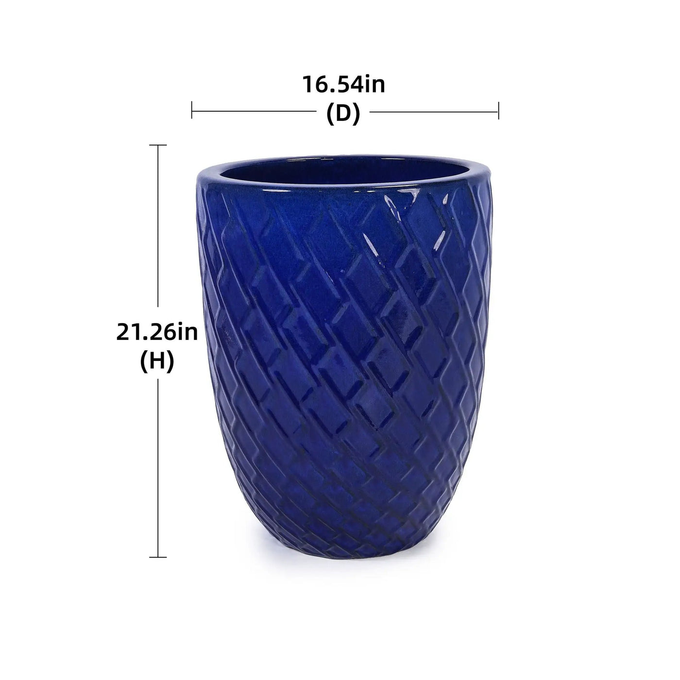Ceramic Flowerpot, Planter For Patio, Garden, Windowsill by HouseOfZazla