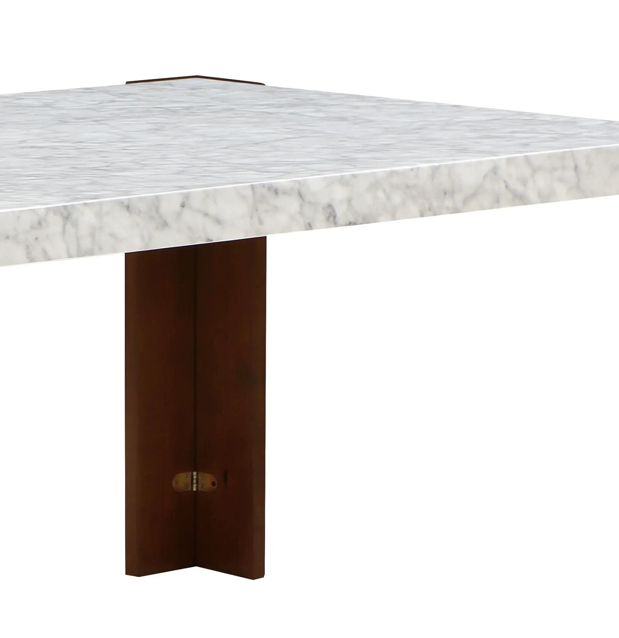 Hettie - Dining Table With Engineered Stone Top - Brown by Unique Piece Furniture