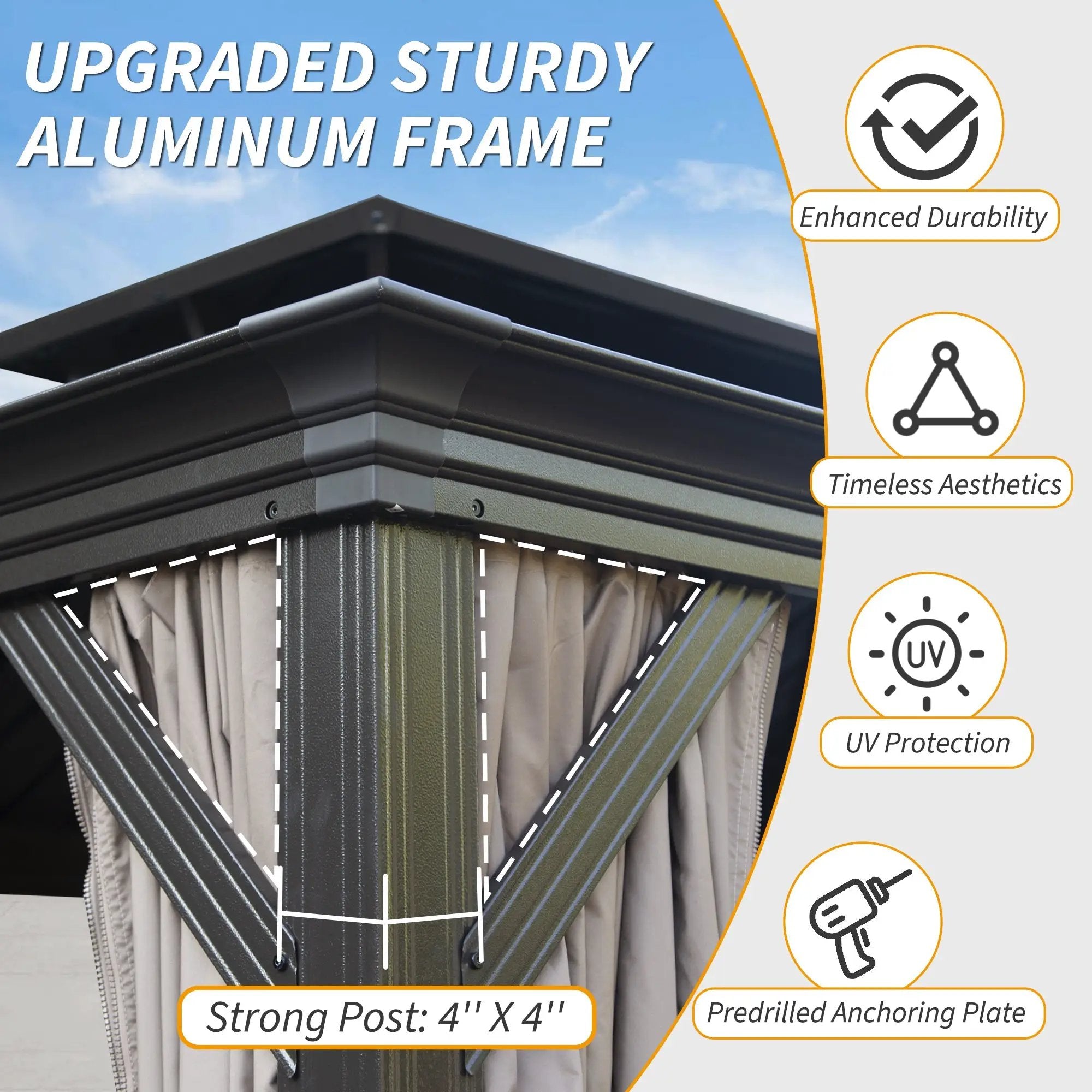 10' X 14' Hardtop Gazebo by HouseOfZazla