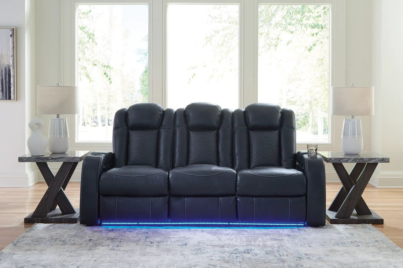 Fyne-dyme - Power Reclining Sofa With Adj Headrest by Unique Piece Furniture