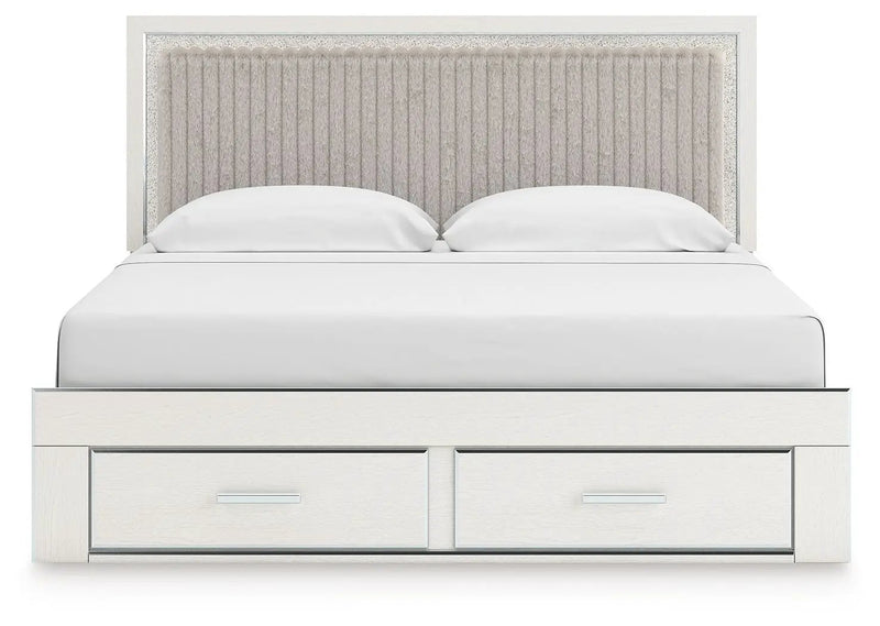 Zuraleus - Upholstered Panel Platform Storage Bed by Unique Piece Furniture