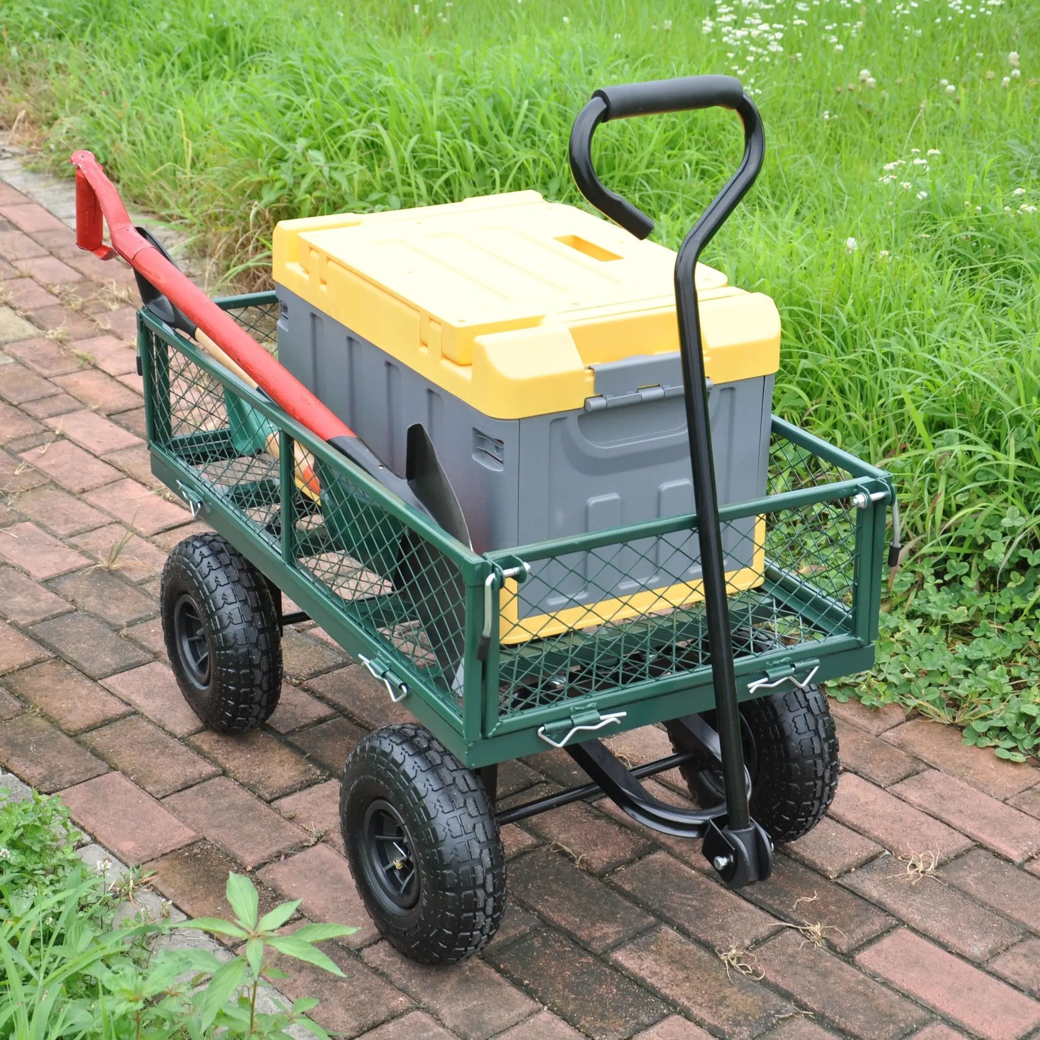 Wagon Cart Garden Cart Trucks in Green by HouseOfZazla