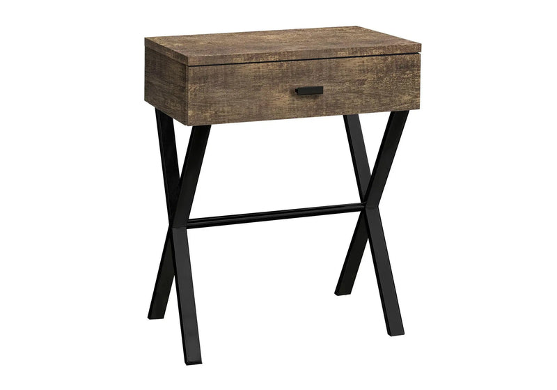 Accent Side X Table, Storage Drawer, Contemporary & Modern by Unique Piece Furniture