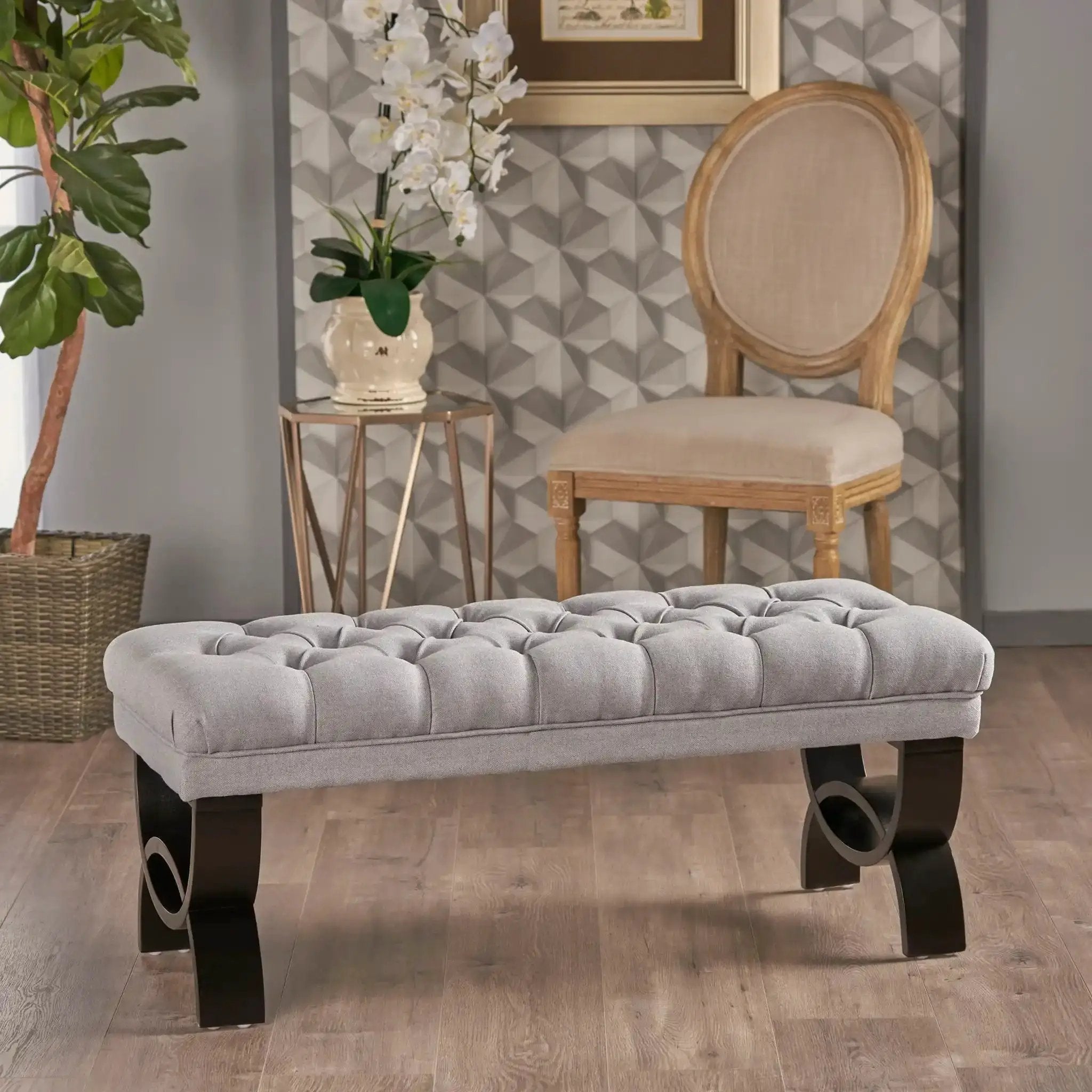 Hilton Ottoman Bench Classic Style by HouseOfZazla