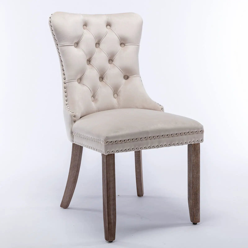 Nikki - High-End Tufted Dining Chair (Set of 2) by HouseOfZazla