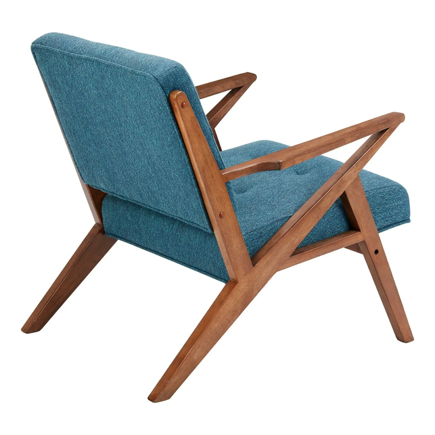 Lounge Chair With Tufted Upholstery And Solid Frame by HouseOfZazla