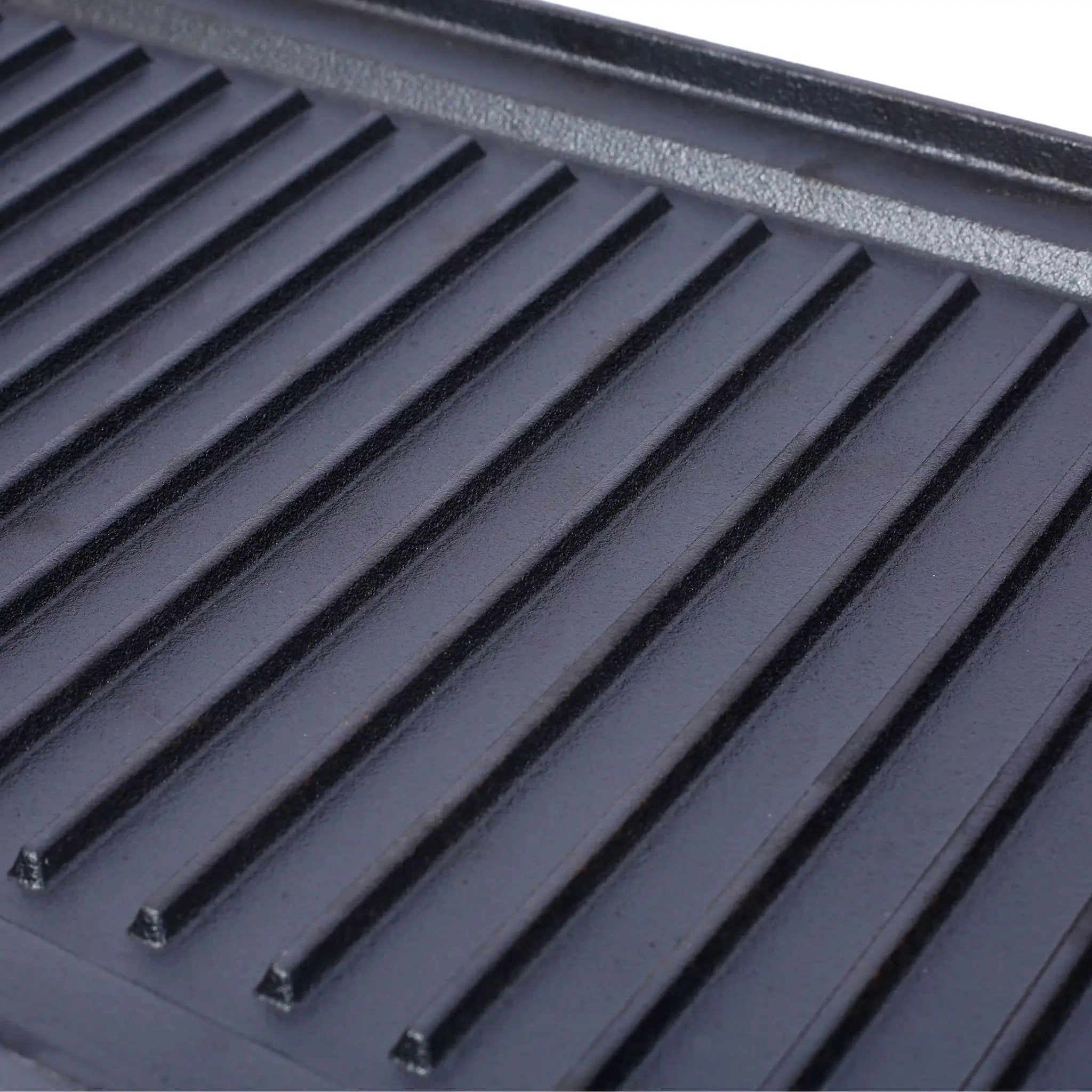 Pre Seasoned Cast Iron Reversible Rectangular Grill / Griddle - Black by HouseOfZazla