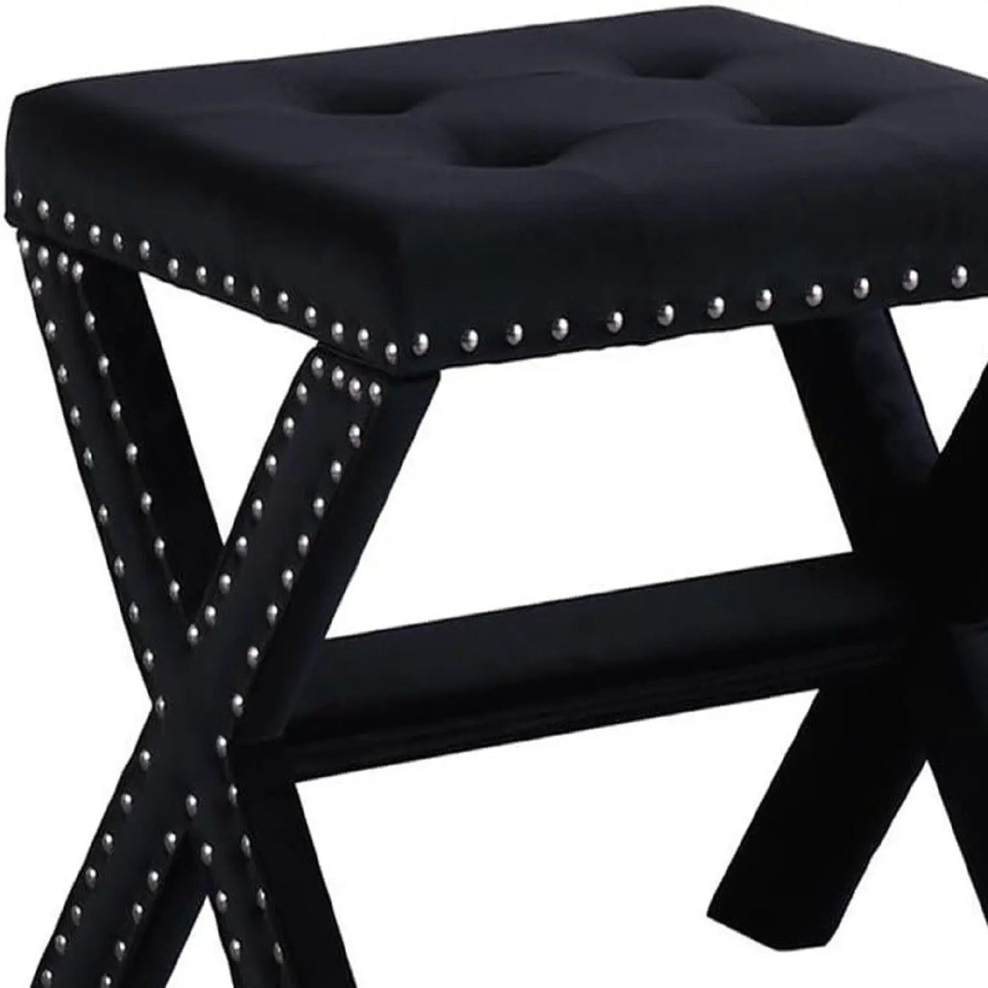 Upholstered Accent Bench With Nailhead Trim by HouseOfZazla