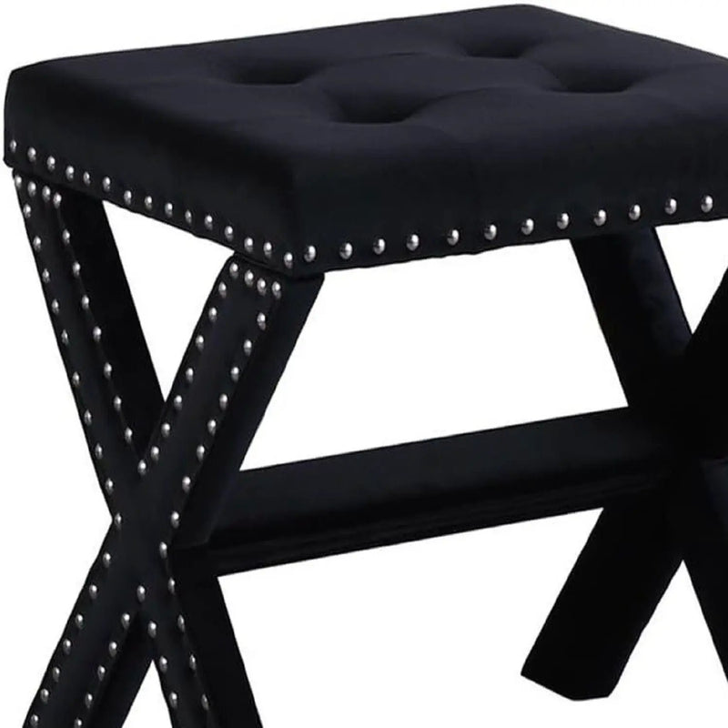 Upholstered Accent Bench With Nailhead Trim by Unique Piece Furniture