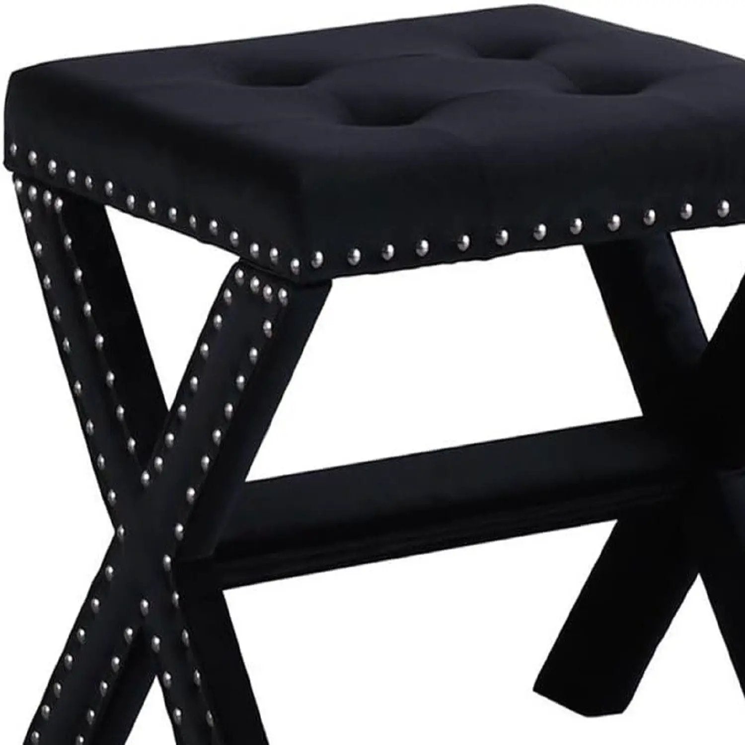 Upholstered Accent Bench With Nailhead Trim