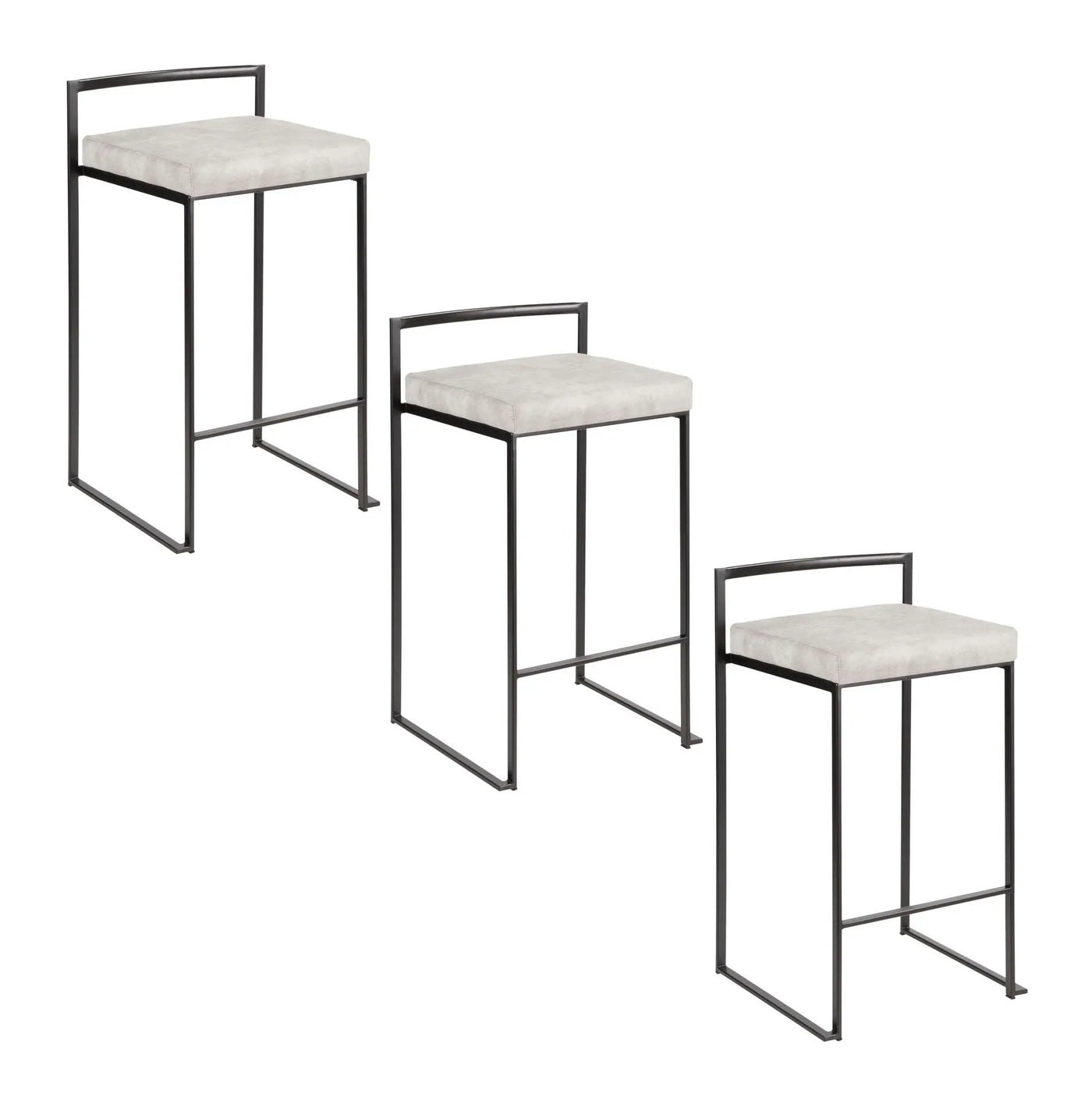 Fuji - Contemporary Style Stackable Counter Stool by HouseOfZazla
