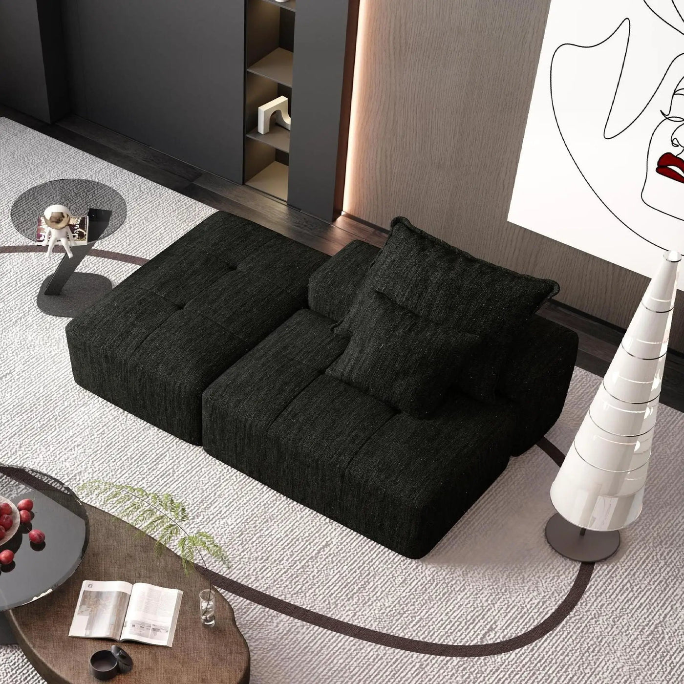 Modern Oversized Modular Sectional Sofa by HouseOfZazla