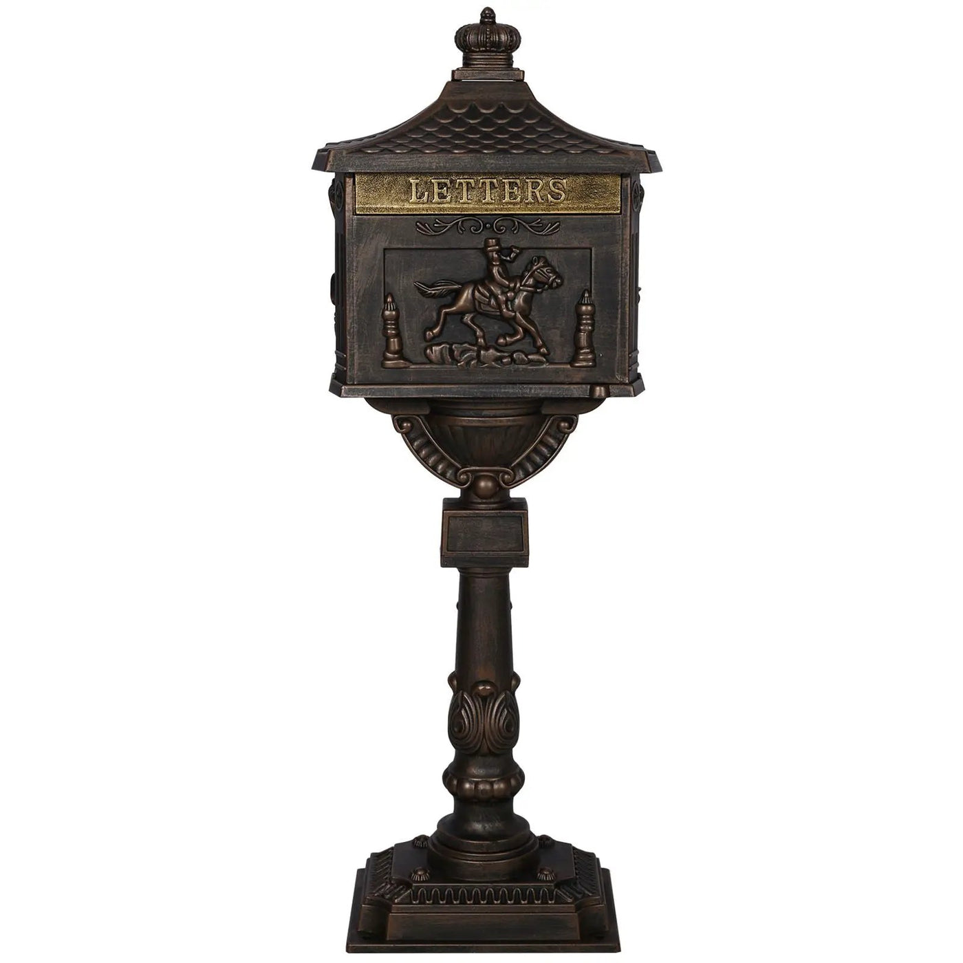 Cast Aluminum Mail Box, Postal Box, Mailbox by HouseOfZazla