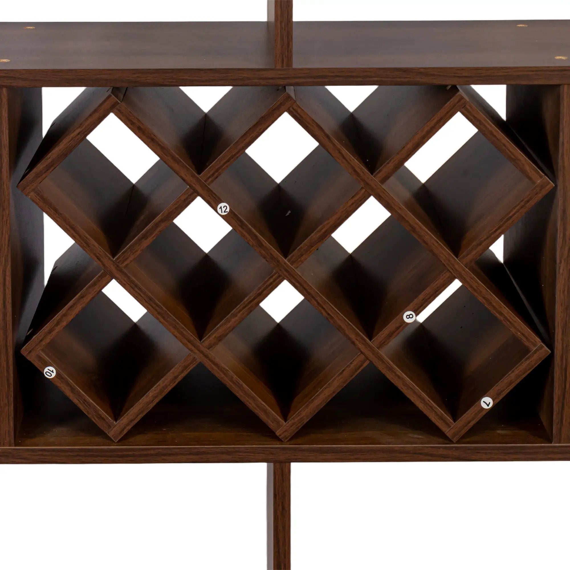 Large Wall Mounted 3 Tier Rustic Bottle Wine Rack by HouseOfZazla