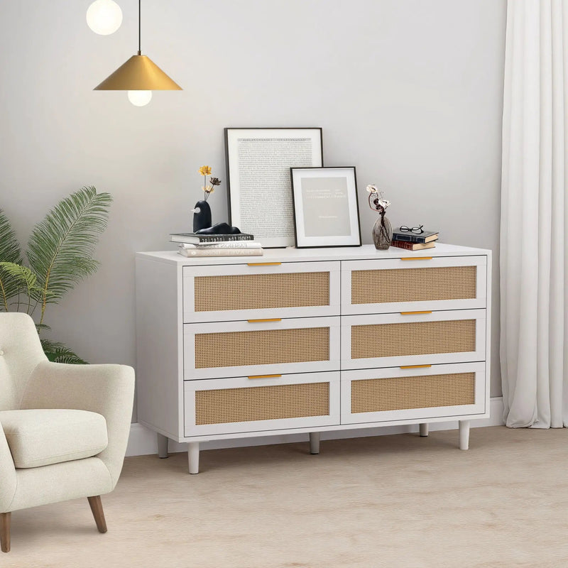 6 Drawer Storage Modern Cabinet For Bedroom by Unique Piece Furniture