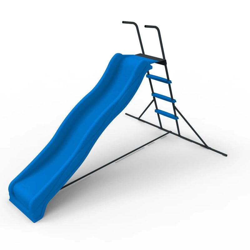 Xsl003 2.2M Kids Plastic Slide Indoor Freestanding Playground Equipment Children Plastic Slide Kids Indoor Slide - Blue by HouseOfZazla
