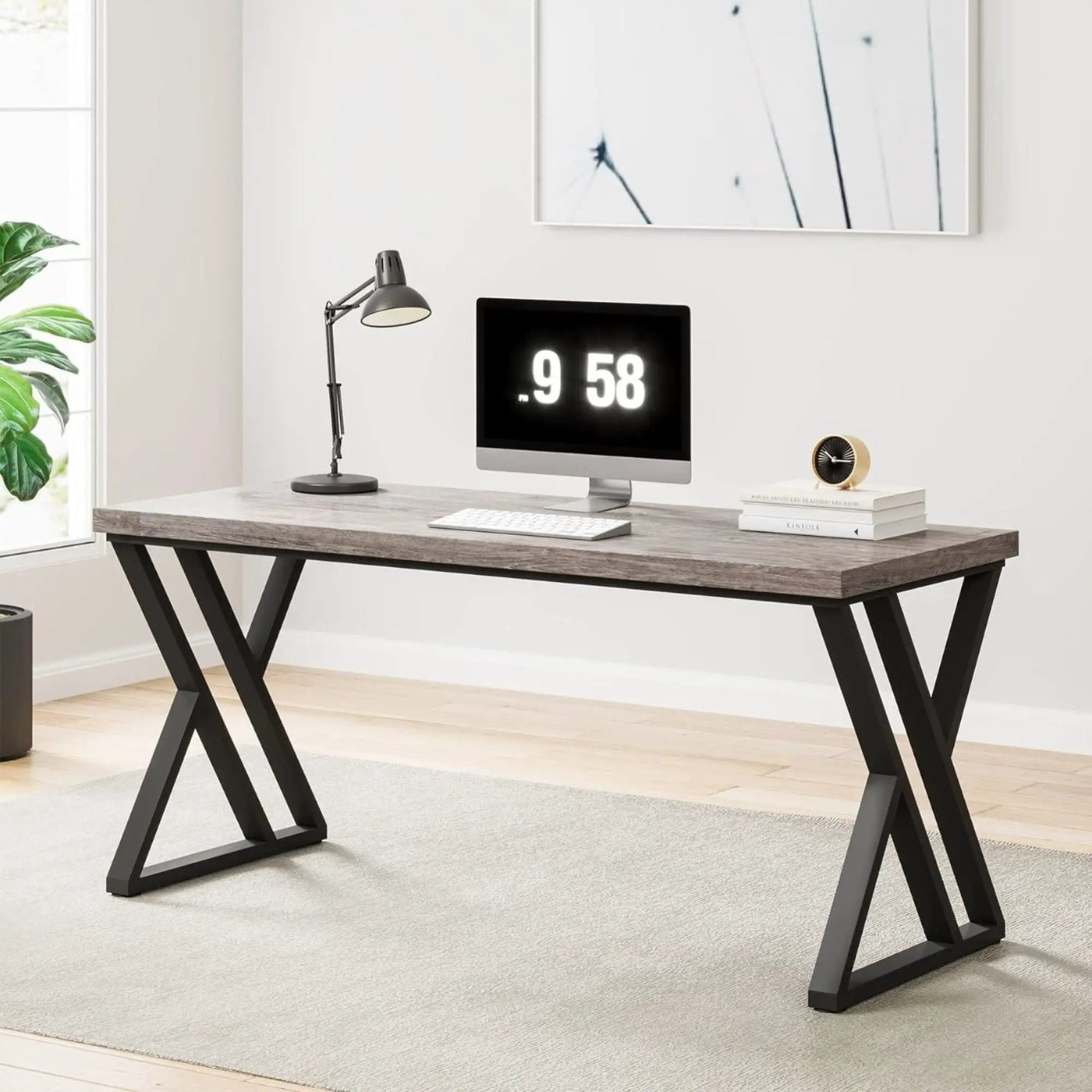 Writing Desk With Z-Shaped Legs by HouseOfZazla