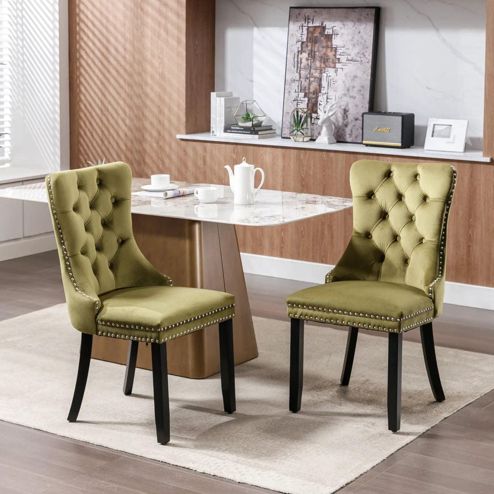 Nikki - High-End Tufted Dining Chair (Set of 2) by HouseOfZazla