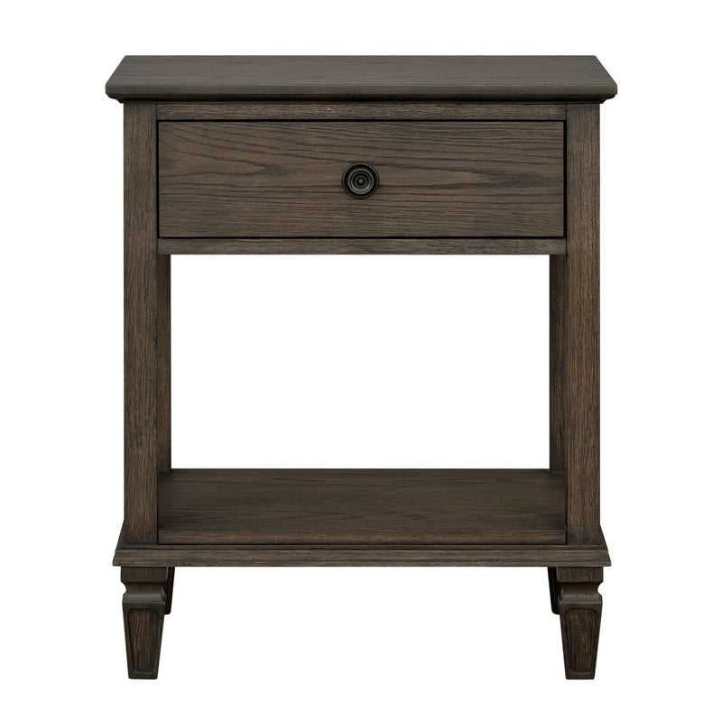 Victoria - Bedside Table With Drawer And Shelf by HouseOfZazla