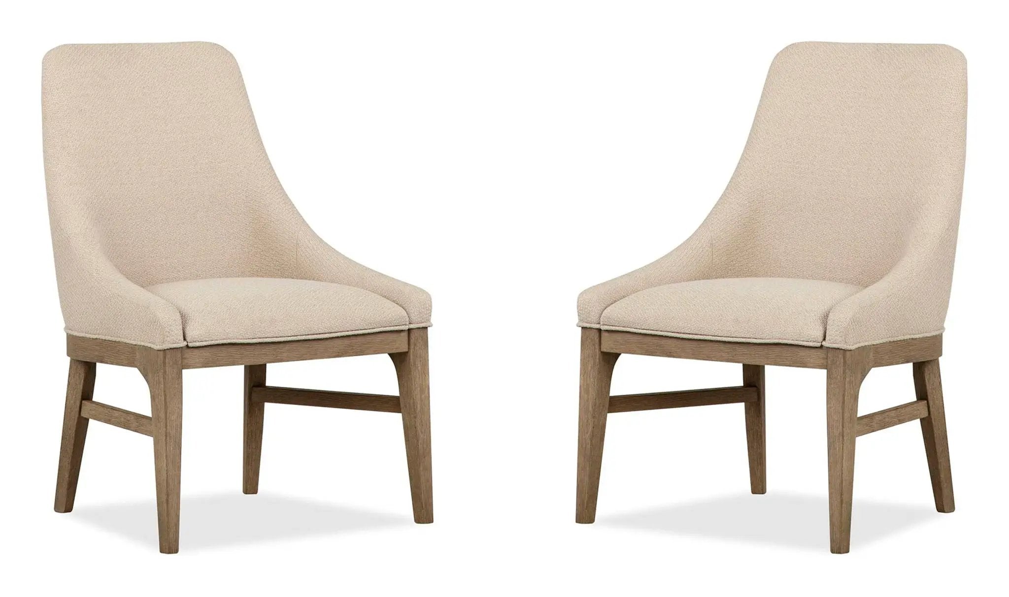 Tristan - Upholstered Arm Chair (Set of 2) - Swiss Coffee by Unique Piece Furniture