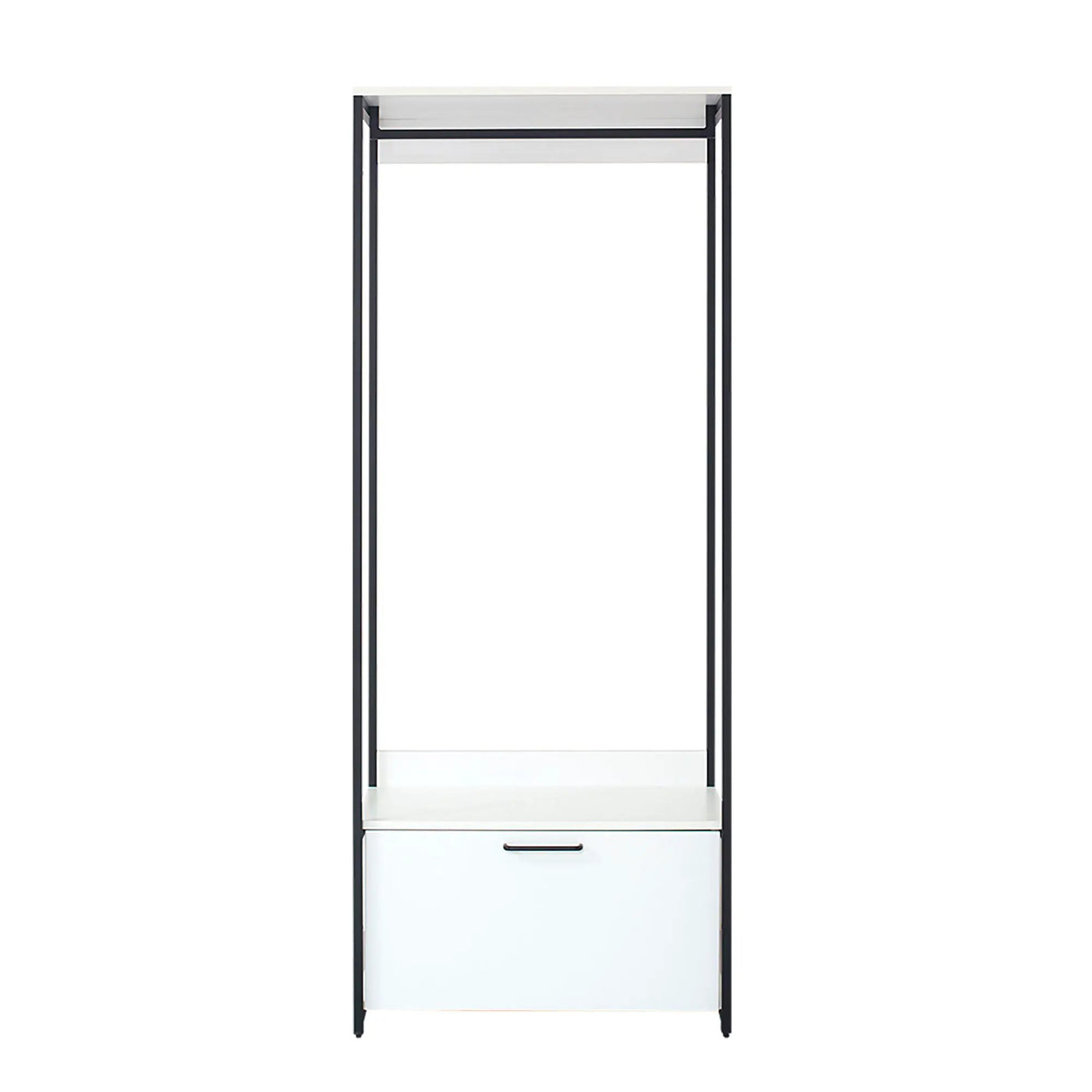 Fiona - Contemporary Wood And Metal Walk In Closet With Drawers by HouseOfZazla