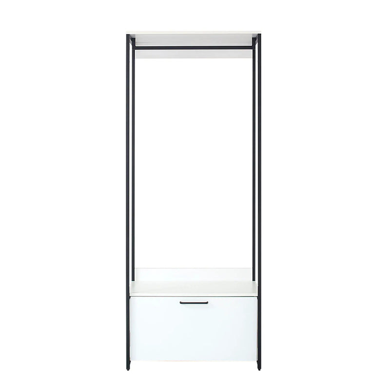 Fiona - Contemporary Wood And Metal Walk In Closet With Drawers by HouseOfZazla