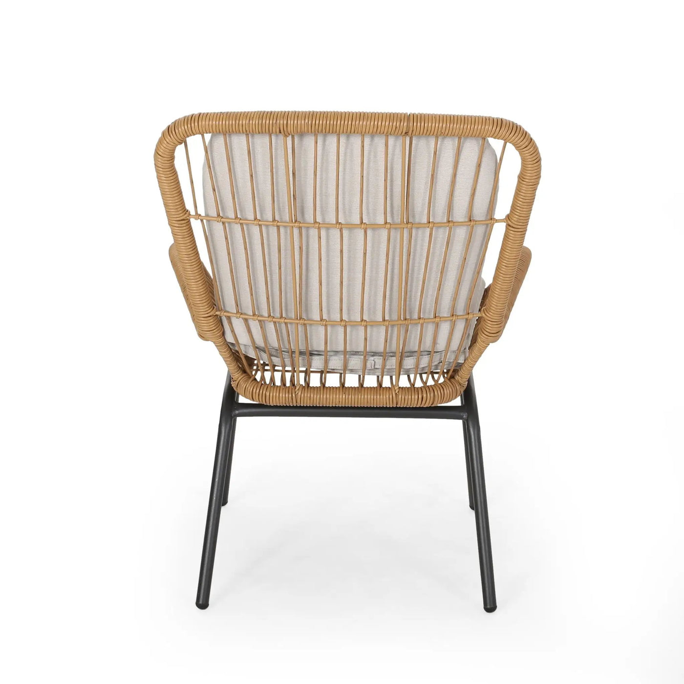Outdoor Wicker Club Chair With Cushions (Set of 2) by HouseOfZazla