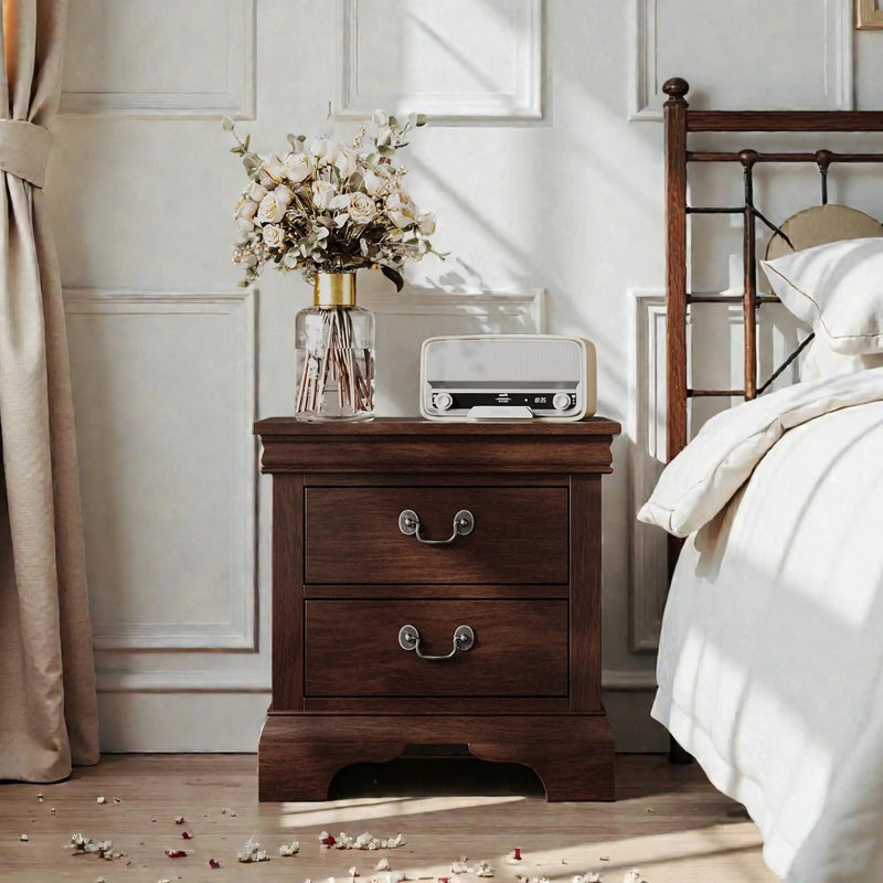 Nightstand With 2 Drawers by Unique Piece Furniture