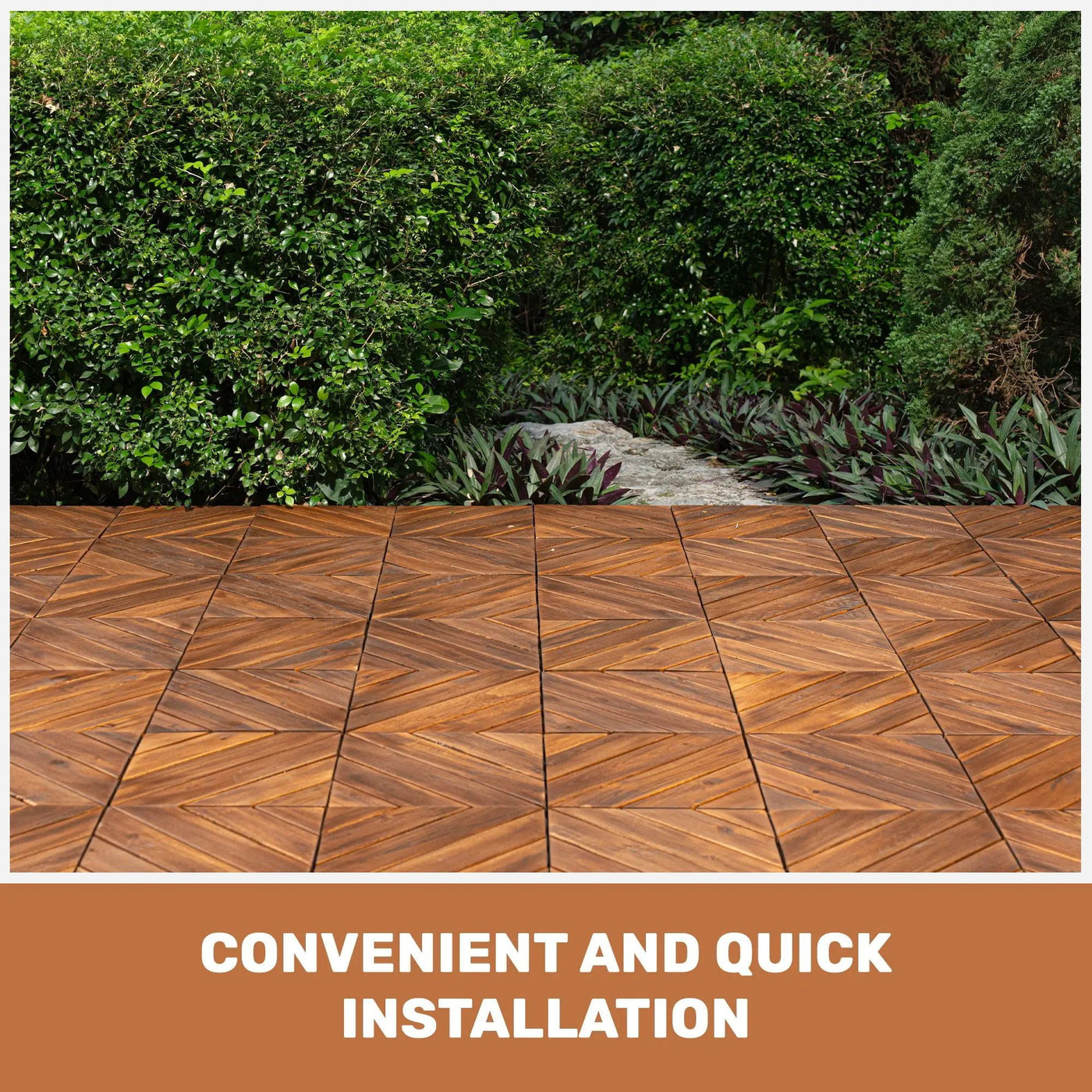 Interlocking Deck Tiles, Diagonal Pattern Outdoor Decking by HouseOfZazla
