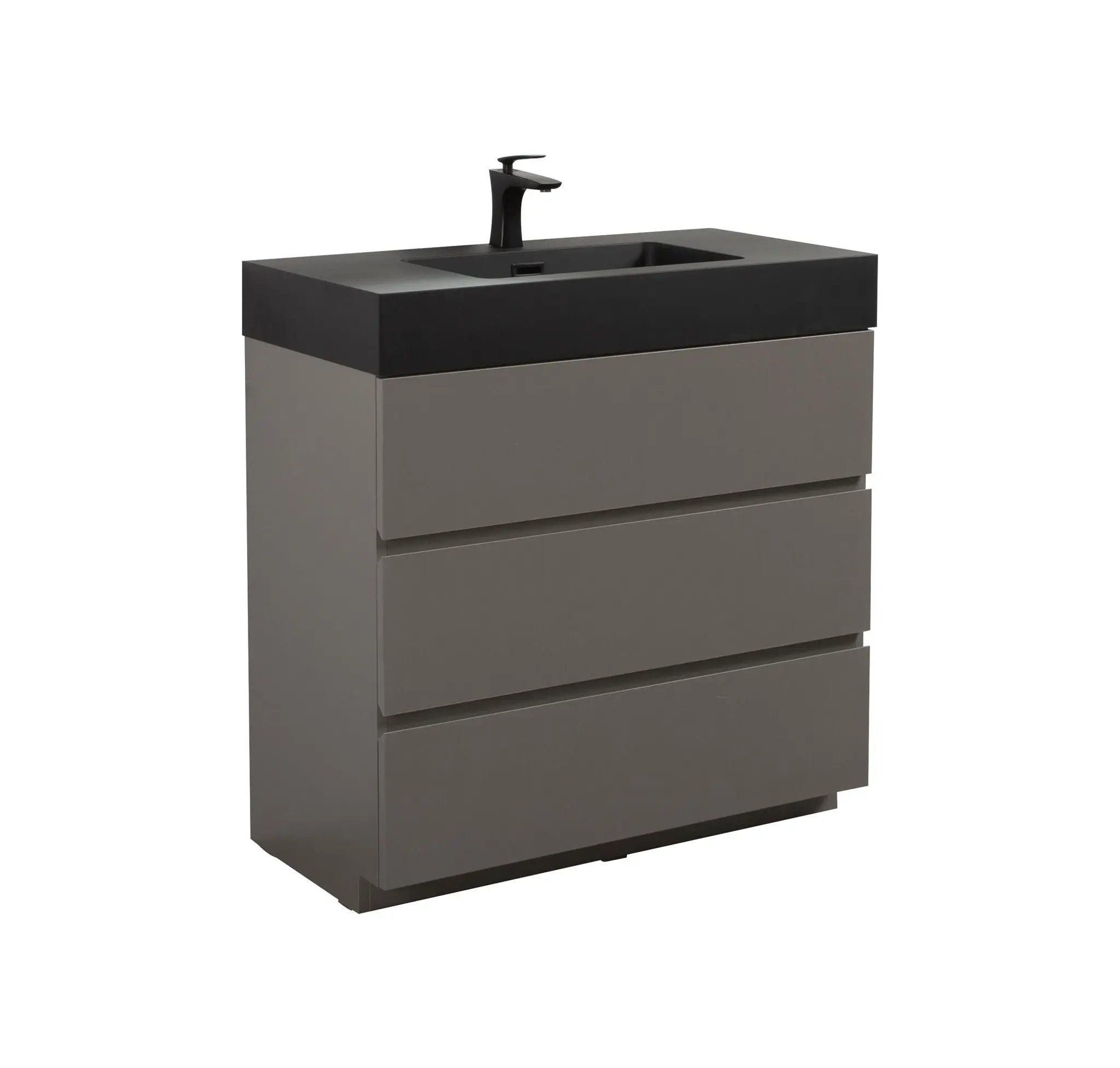 Alice - Bathroom Vanity With Sink, Large Storage Freestanding Bathroom Vanity For Modern Bathroom, One-Piece Sink Basin Without Drain And Faucet by Unique Piece Furniture
