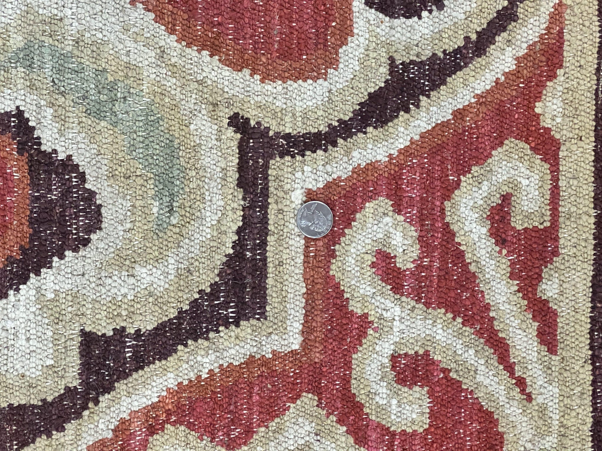 Portuguese Rug 9x12, Vintage Carpet, Handmade Wool Rug by Jewel Rugs
