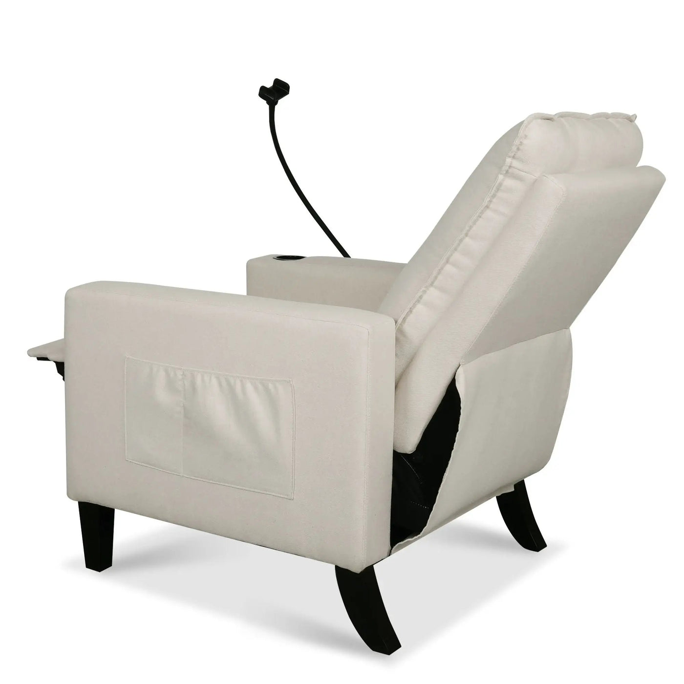 Recliner Chairs For Adults, Adjustable Recliner Sofa With Mobile Phone Holder & Cup Holder, Modern Reclining Chairs Fabric Push Back Recliner Chairs For Living Room, Bedroom by HouseOfZazla