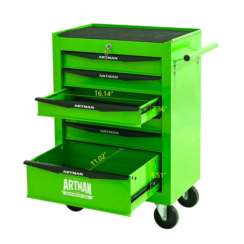 Rolling Metal Tool Chest with 6 Drawers, 20" by HouseOfZazla