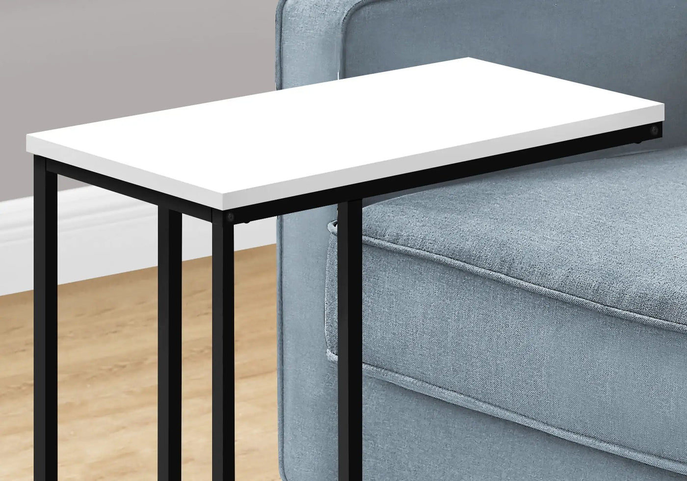 Accent Table, C-Shaped, Space-Saving Functionality by HouseOfZazla
