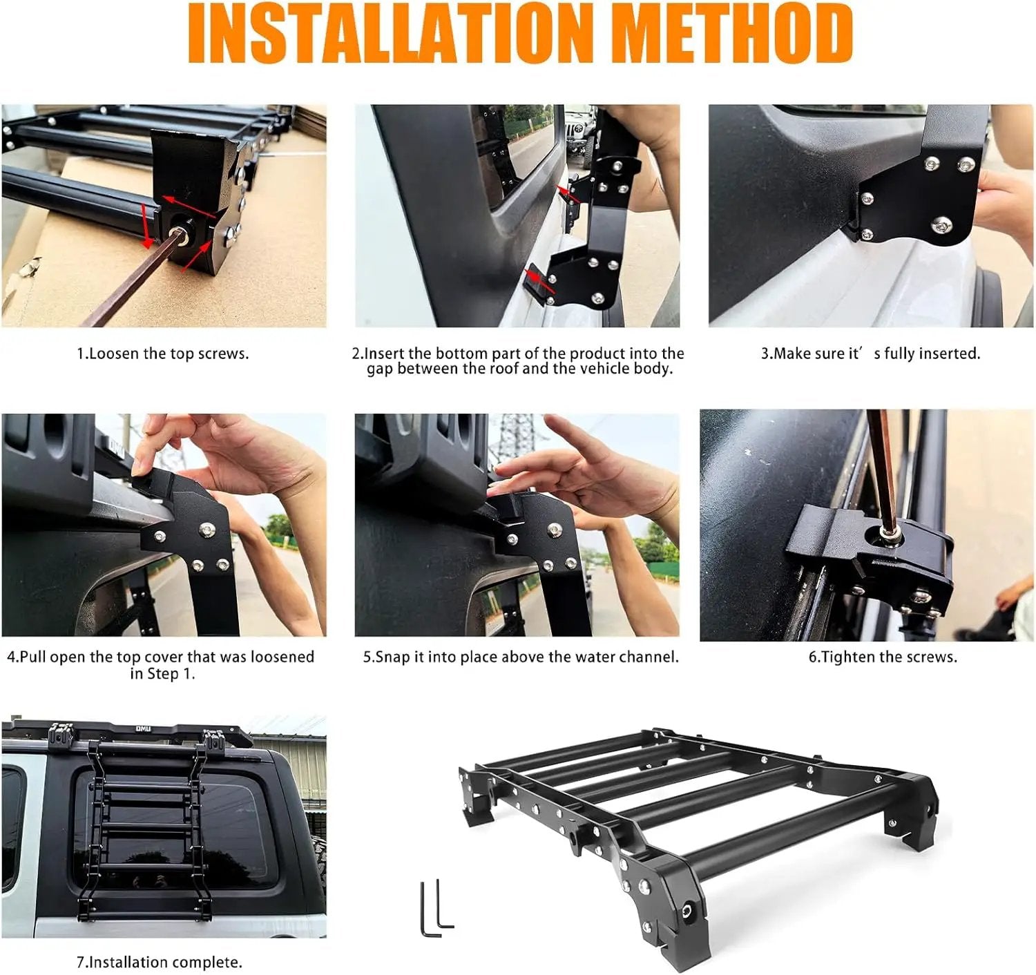 Rear Window Ladder for Jeep Wrangler JL JLU (2018-2025) by HouseOfZazla