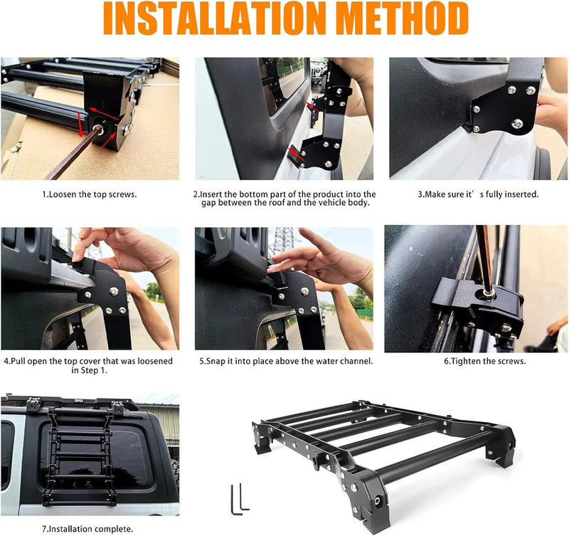 Rear Window Ladder for Jeep Wrangler JL JLU (2018-2025) by HouseOfZazla