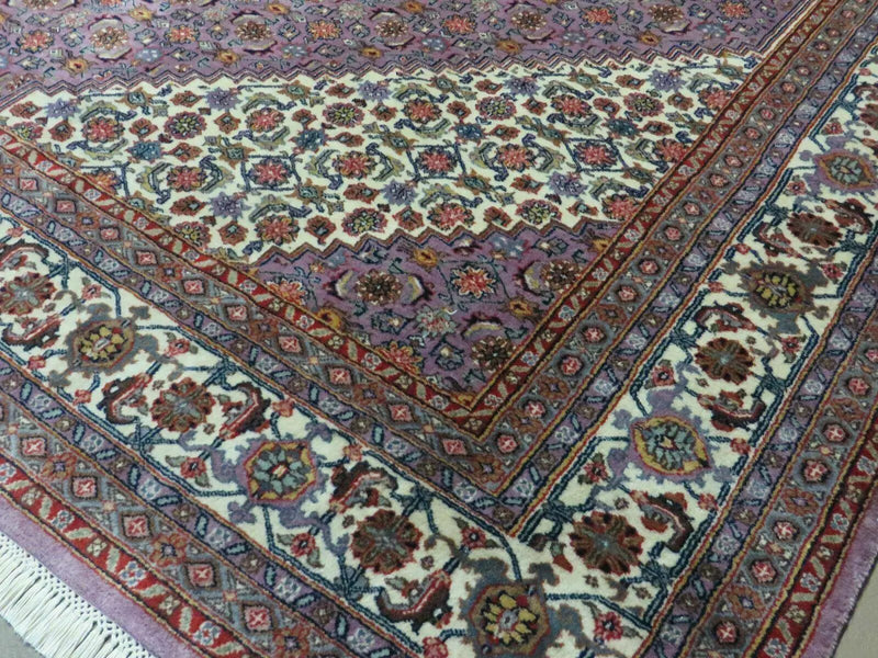 8' X 10' Vintage Fine Handmade India Wool Rug Hand Knotted Carpet Detailed Nice by Jewel Rugs