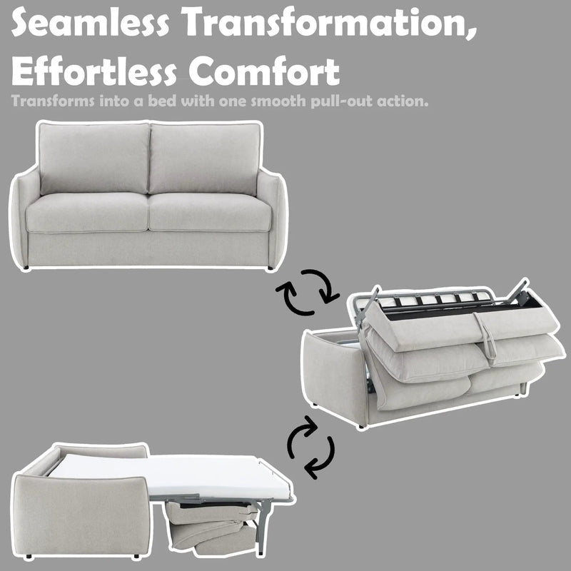 Jinn - Sofa With Sleeper - Beige by HouseOfZazla