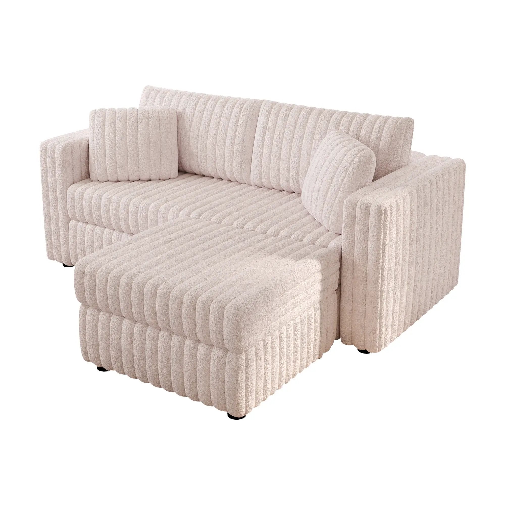 75.6" Soft Modular 2-Person Sofa with Hydraulic Lift by HouseOfZazla