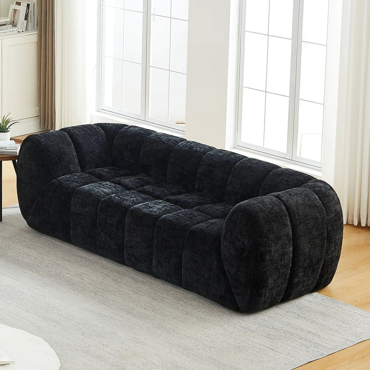 Modern Sofa With Piano Key Backrest by HouseOfZazla