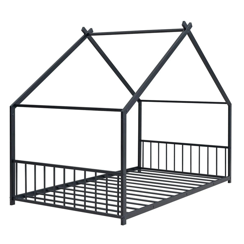 Metal House Bed by HouseOfZazla