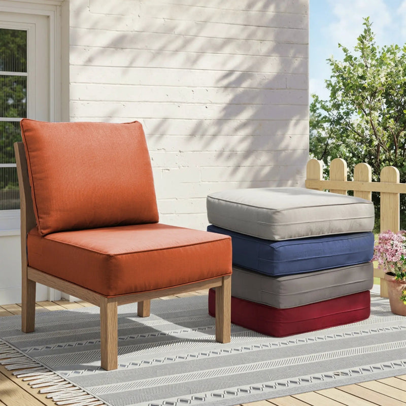 6" Thicker Outdoor Chair Cushion Set - Waterproof by HouseOfZazla