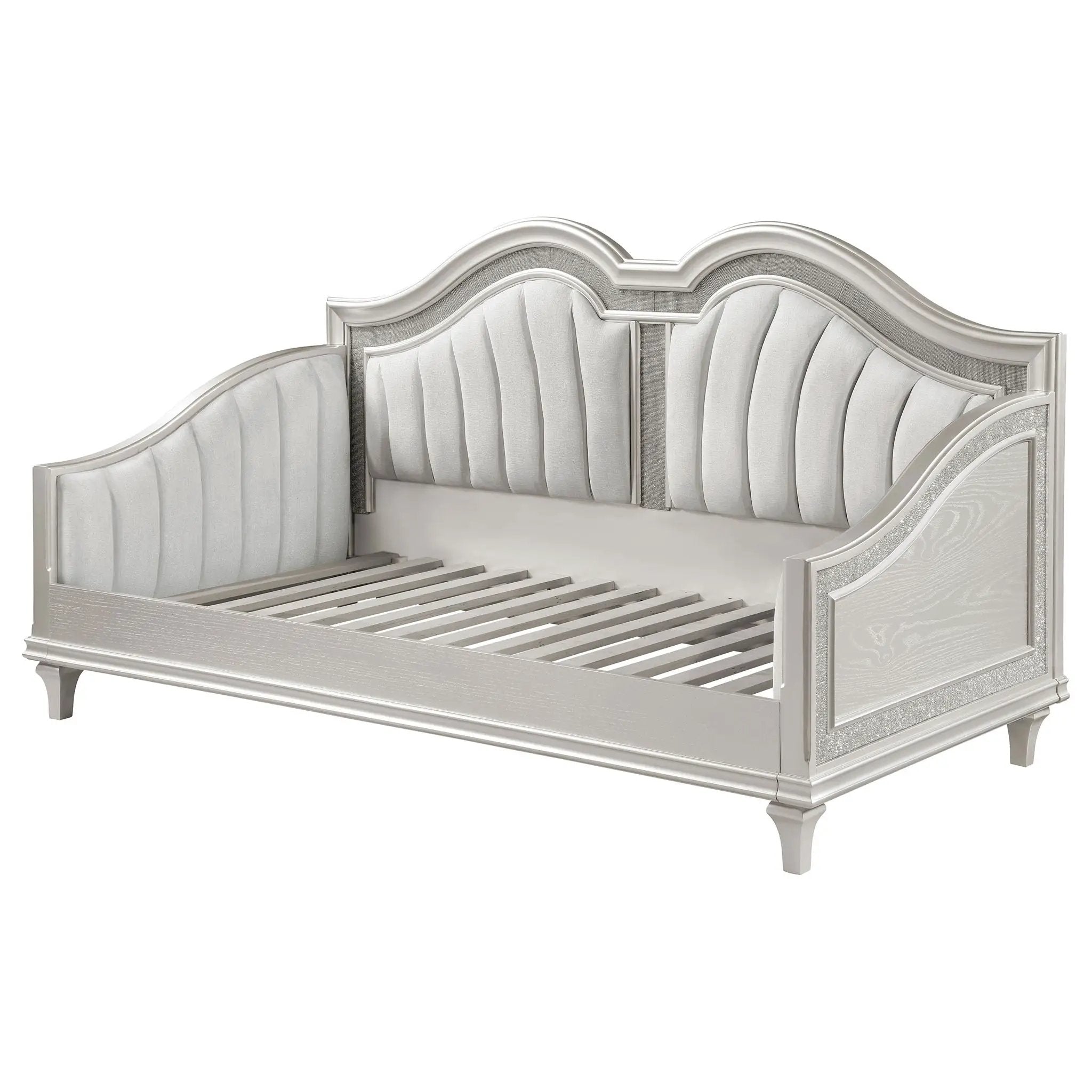 Evangeline Upholstered Twin Daybed Silver Oak by Unique Piece Furniture