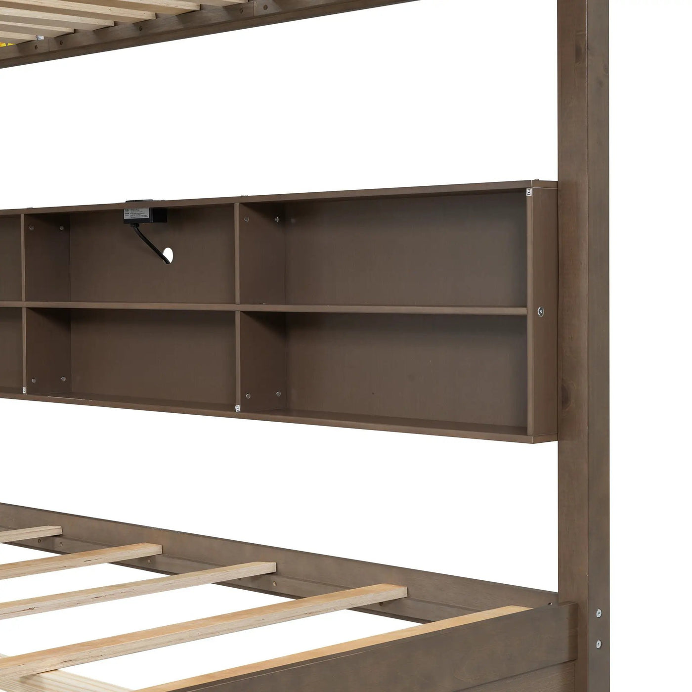 Bunk Bed With Storage Cabinets And USB Ports by HouseOfZazla