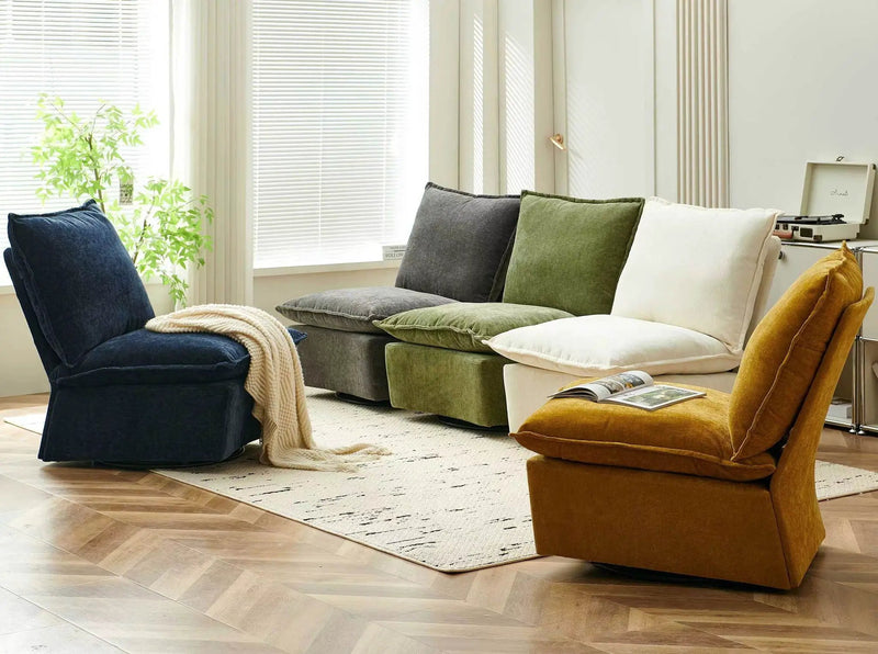 Detachable Single 360 Swivel Rocking Rocker, 360 Swivel Sofa Chair & Single Sofa Lounge, Comfortable Seating For Living Room & Bedroom Sofa 1 Piece by Unique Piece Furniture